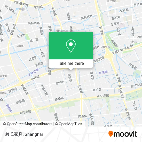 赖氏家具 map