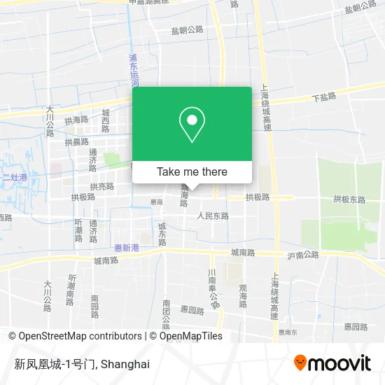 新凤凰城-1号门 map
