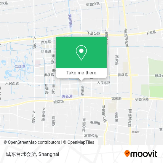 城东台球会所 map