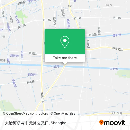 大治河桥与中元路交叉口 map