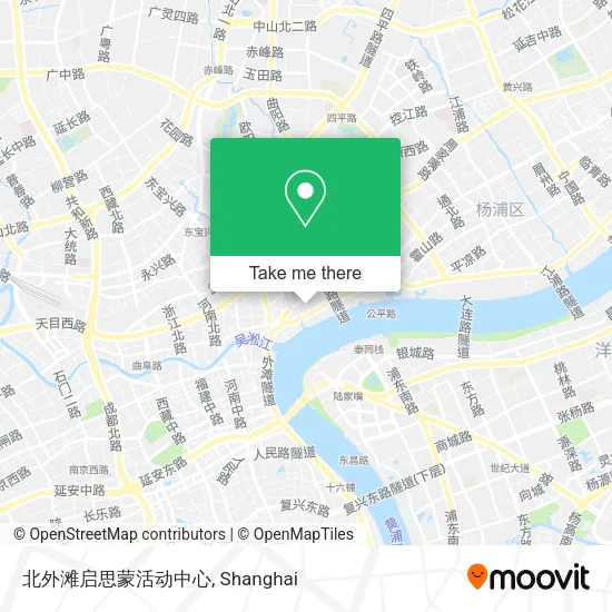 北外滩启思蒙活动中心 map