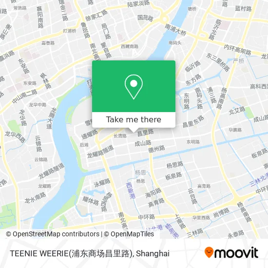 TEENIE WEERIE(浦东商场昌里路) map