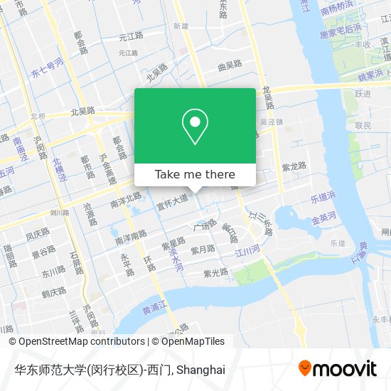 华东师范大学(闵行校区)-西门 map
