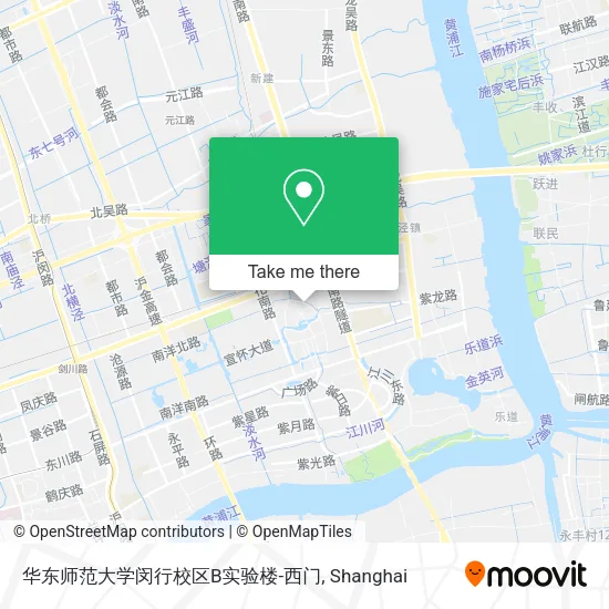 华东师范大学闵行校区B实验楼-西门 map