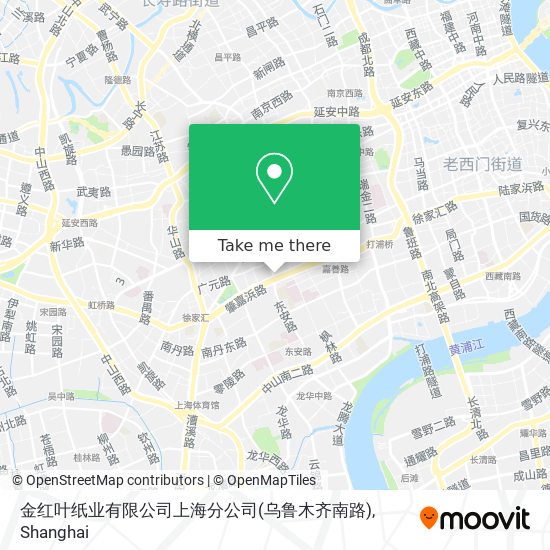 金红叶纸业有限公司上海分公司(乌鲁木齐南路) map