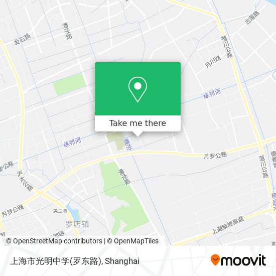 上海市光明中学(罗东路) map
