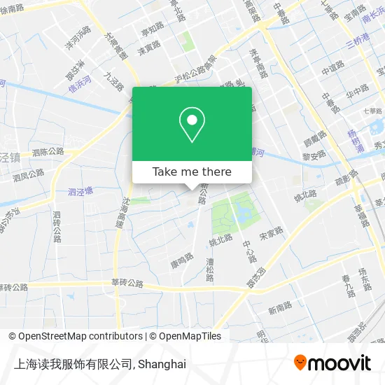 上海读我服饰有限公司 map