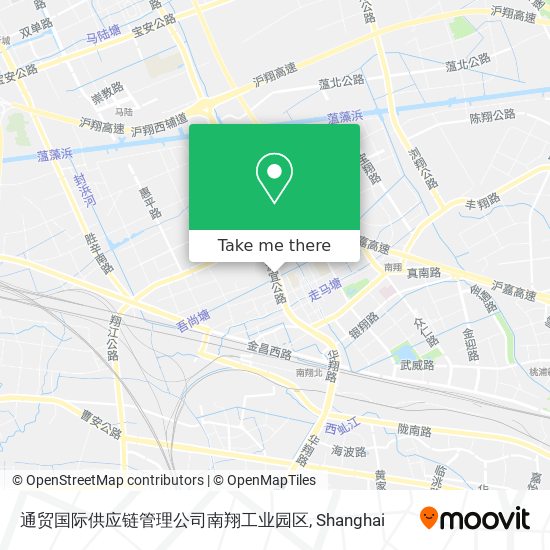 通贸国际供应链管理公司南翔工业园区 map