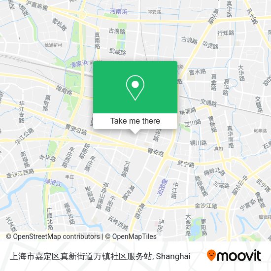 上海市嘉定区真新街道万镇社区服务站 map