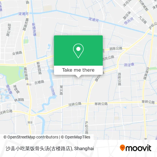 沙县小吃菜饭骨头汤(古楼路店) map