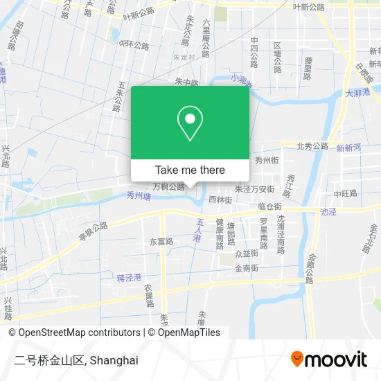 二号桥金山区 map
