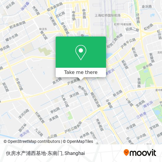 伙房水产浦西基地-东南门 map