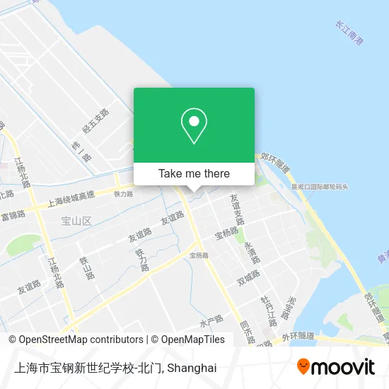 上海市宝钢新世纪学校-北门 map