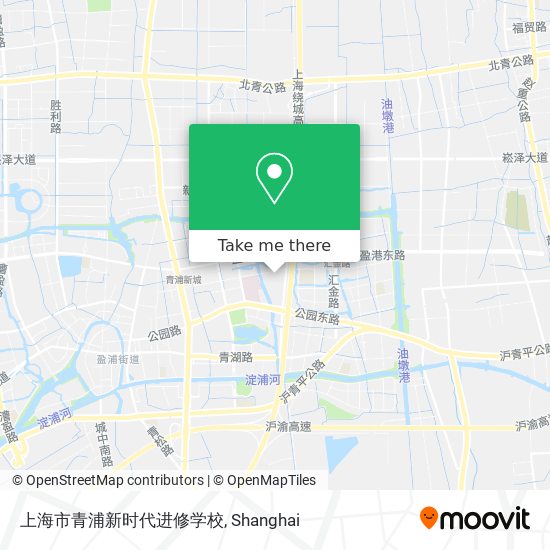 上海市青浦新时代进修学校 map