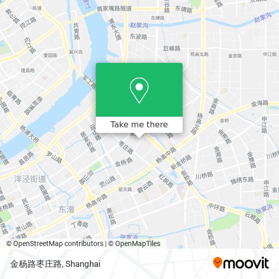 金杨路枣庄路 map
