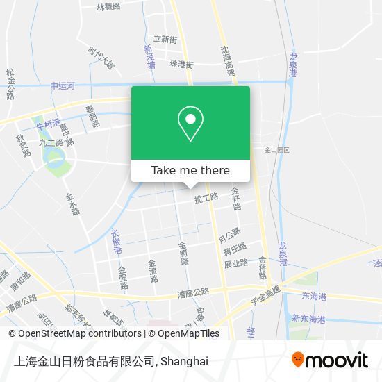 上海金山日粉食品有限公司 map