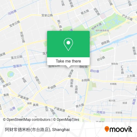 阿财常德米粉(市台路店) map