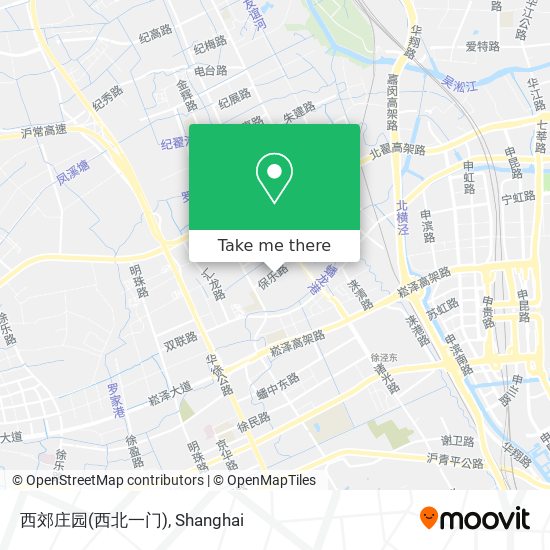 西郊庄园(西北一门) map