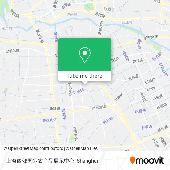 上海西郊国际农产品展示中心 map
