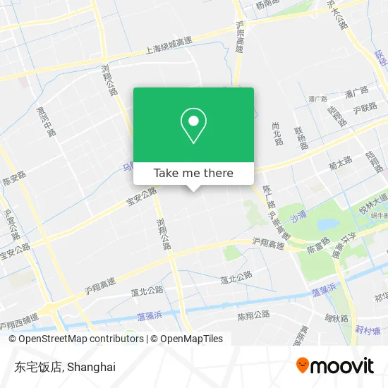 东宅饭店 map