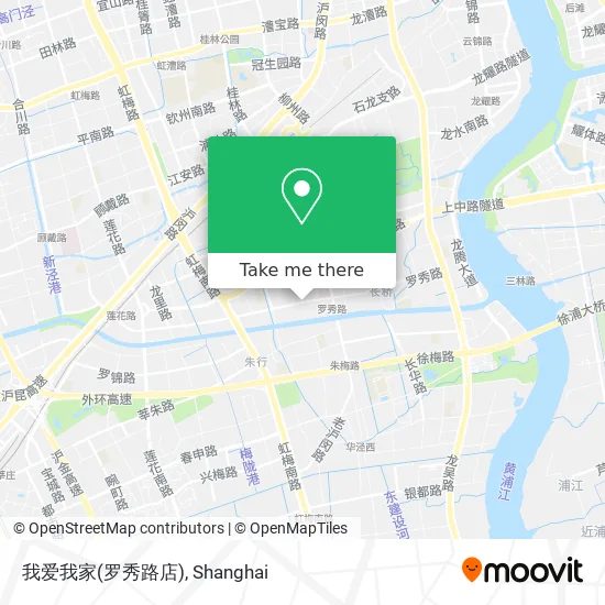 我爱我家(罗秀路店) map