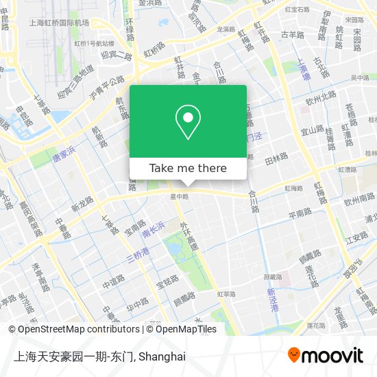 上海天安豪园一期-东门 map