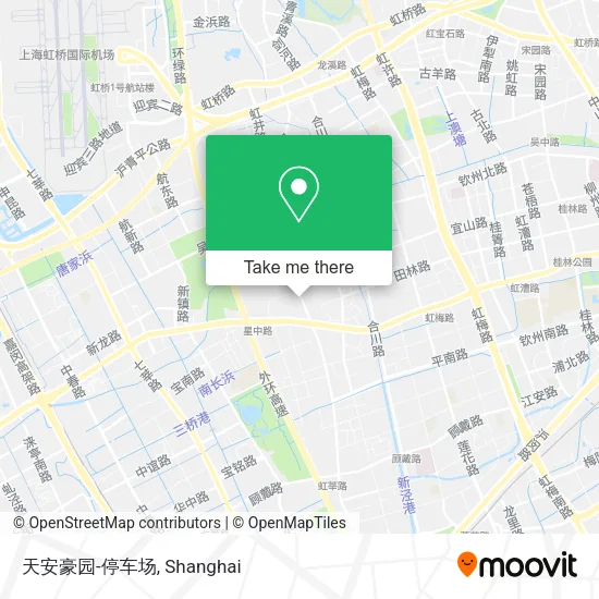 天安豪园-停车场 map