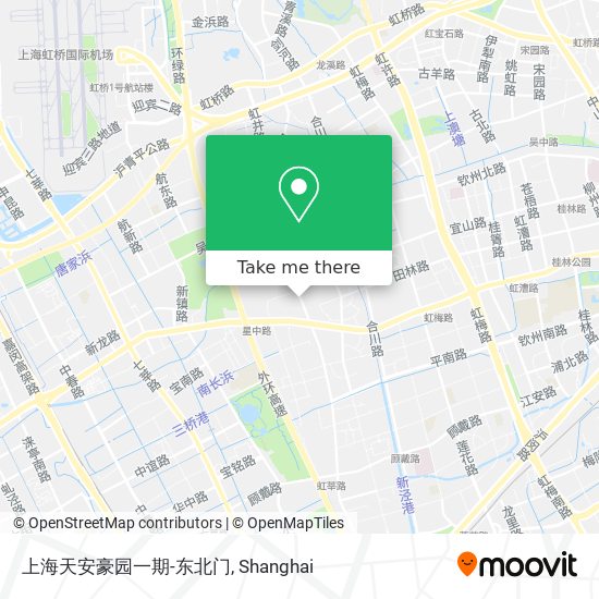 上海天安豪园一期-东北门 map