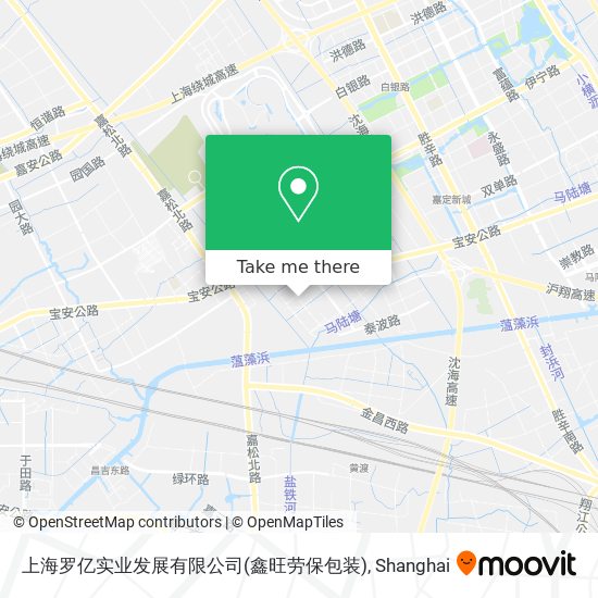 上海罗亿实业发展有限公司(鑫旺劳保包装) map