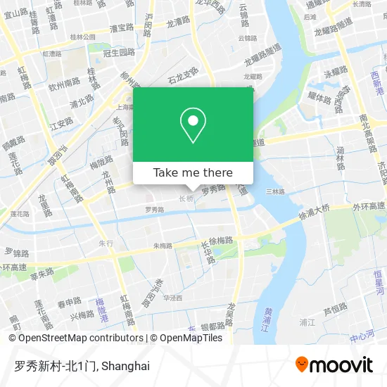 罗秀新村-北1门 map