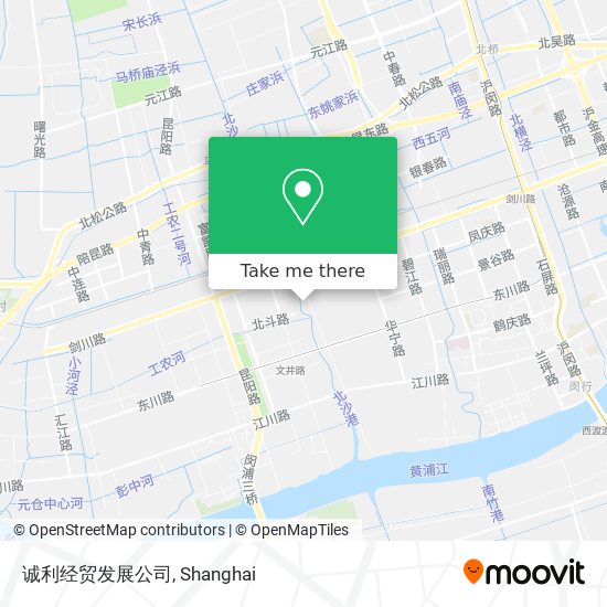 诚利经贸发展公司 map