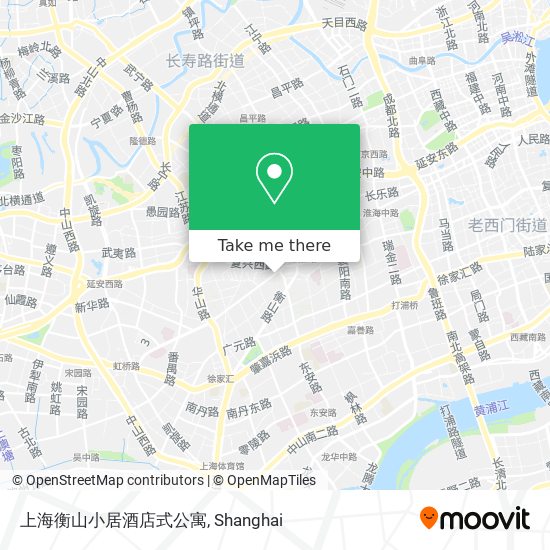 上海衡山小居酒店式公寓 map
