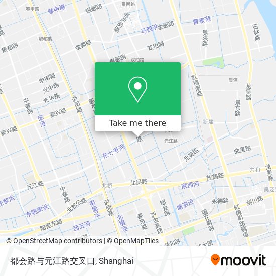 都会路与元江路交叉口 map