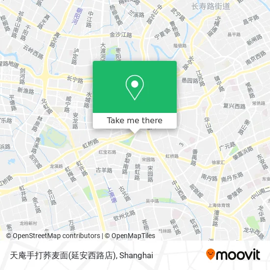 天庵手打荞麦面(延安西路店) map