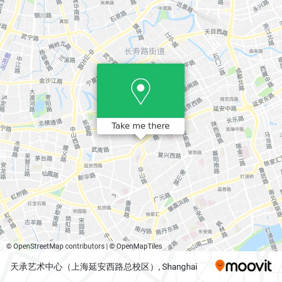 天承艺术中心（上海延安西路总校区） map
