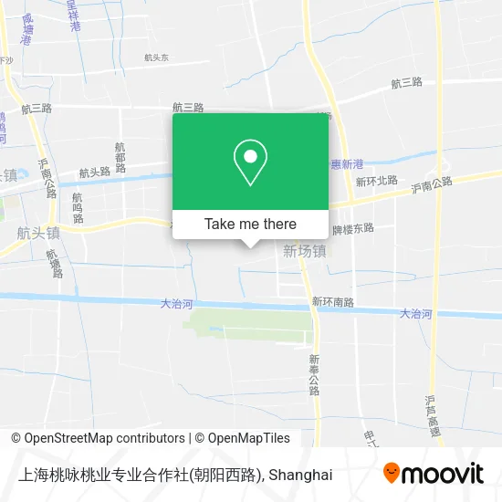 上海桃咏桃业专业合作社(朝阳西路) map