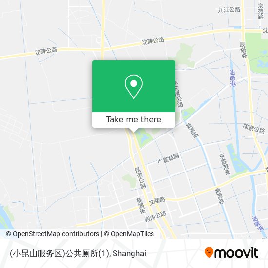(小昆山服务区)公共厕所(1) map