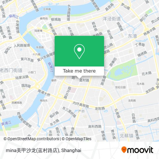 mina美甲沙龙(蓝村路店) map