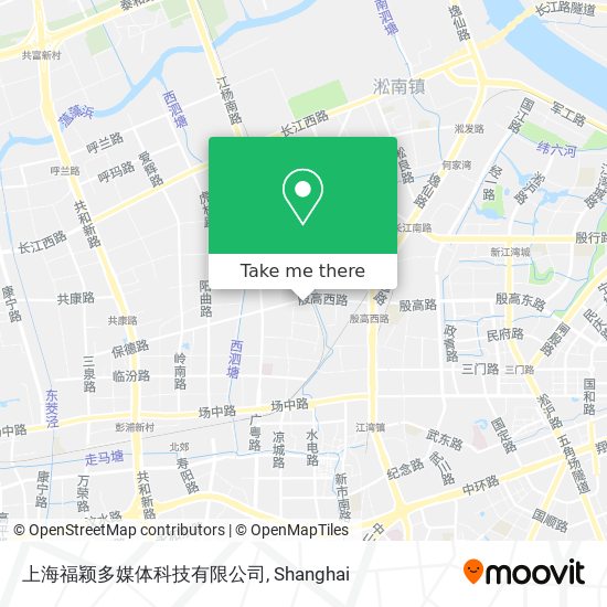 上海福颖多媒体科技有限公司 map