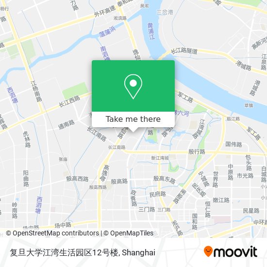 复旦大学江湾生活园区12号楼 map