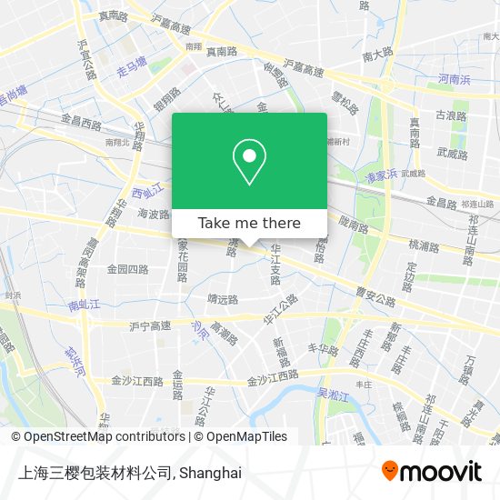 上海三樱包装材料公司 map