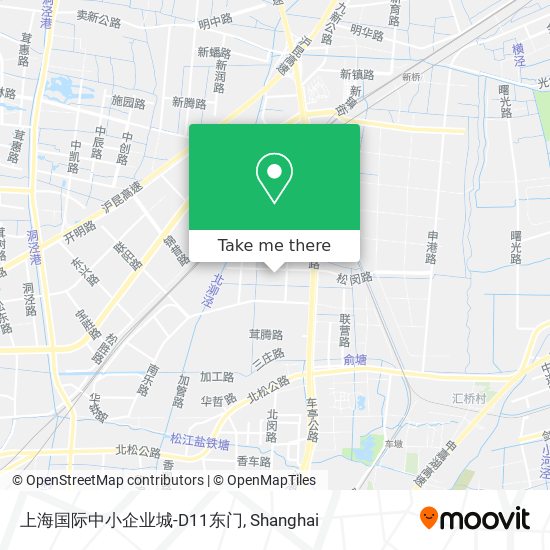上海国际中小企业城-D11东门 map