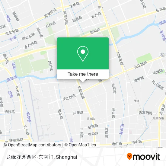 龙缘花园西区-东南门 map
