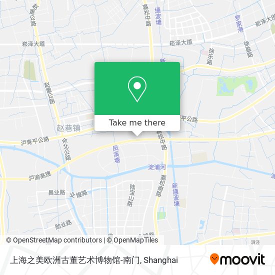 上海之美欧洲古董艺术博物馆-南门 map