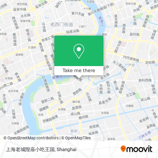 上海老城隍庙小吃王国 map