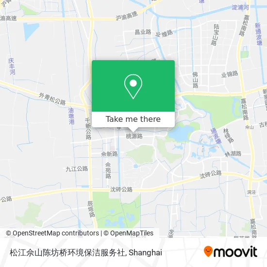 松江佘山陈坊桥环境保洁服务社 map