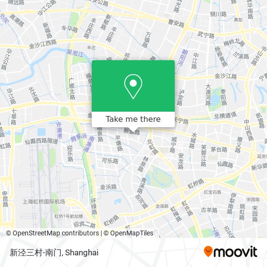 新泾三村-南门 map