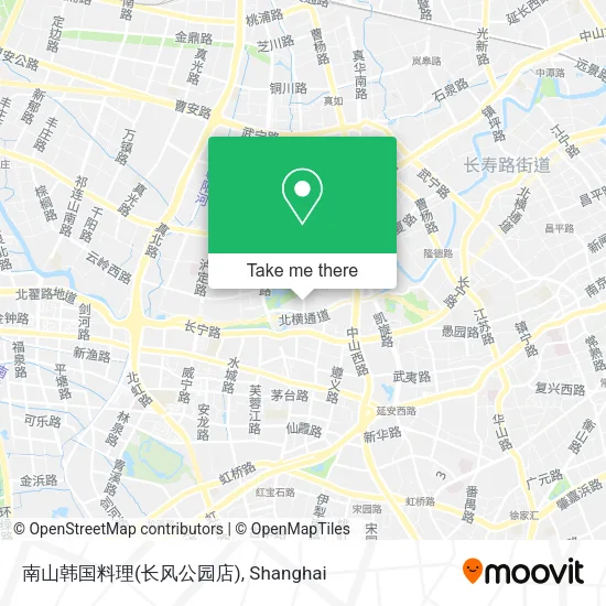南山韩国料理(长风公园店) map
