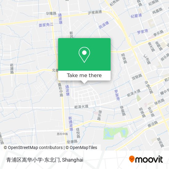 青浦区嵩华小学-东北门 map