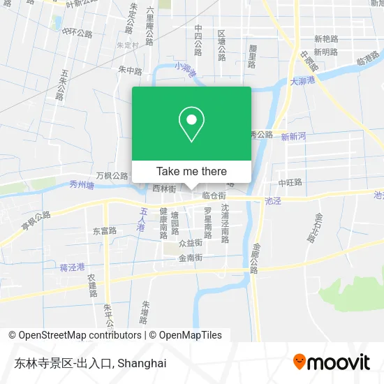 东林寺景区-出入口 map
